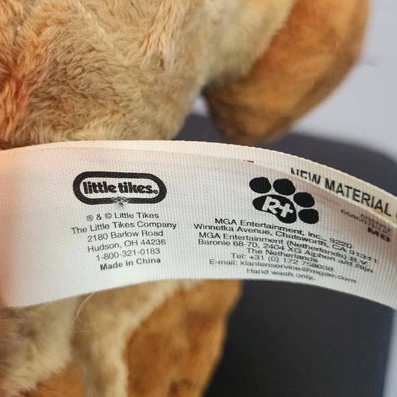 Little Tikes Rescue Tales Golden Retriver Puppy Stuffed Animal Big Plastic Eyes - Picture 7 of 8